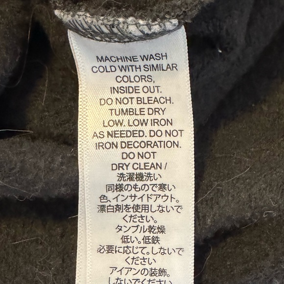 NWOT Taylor Swift Official Eras Tour Dark Grey Hoodie - Size Small - Picture 3 of 5